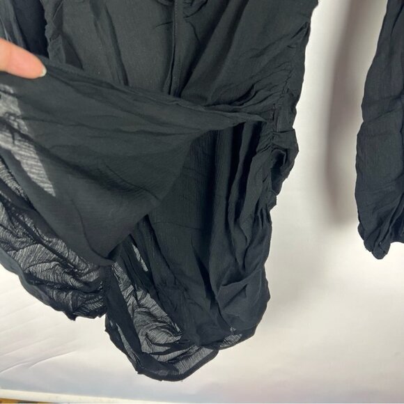 Prettylittlething, Lace Up Detail Bodycon Dress in Black. Size: 6 (US). NWT - Picture 11 of 13